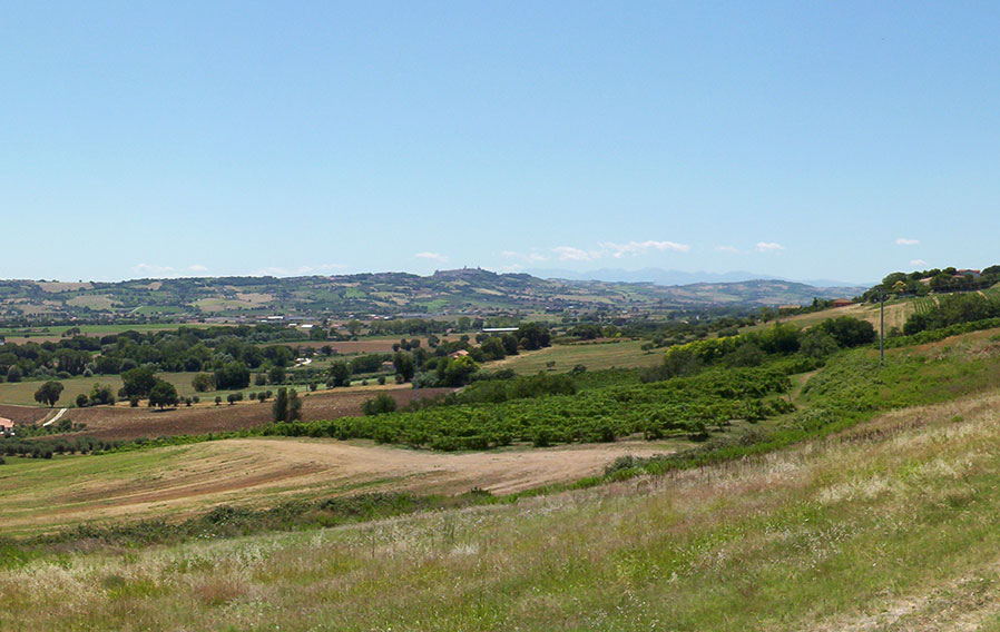 Panorama as seen from the terrace of the B&B