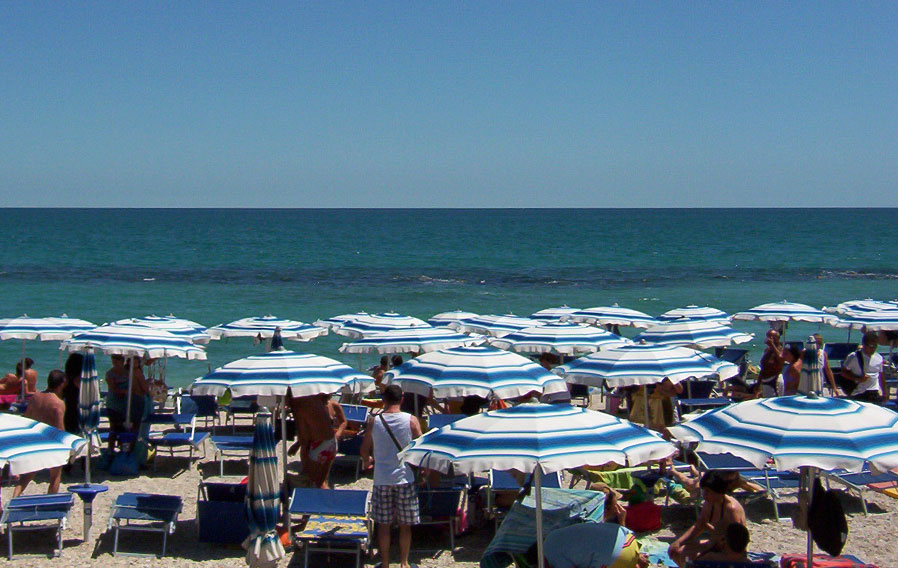 la spiaggia di Porto Recanati, Bandiera Blu