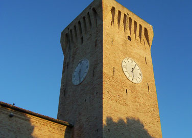 Turm des Castells Svevo in Porto Recanati